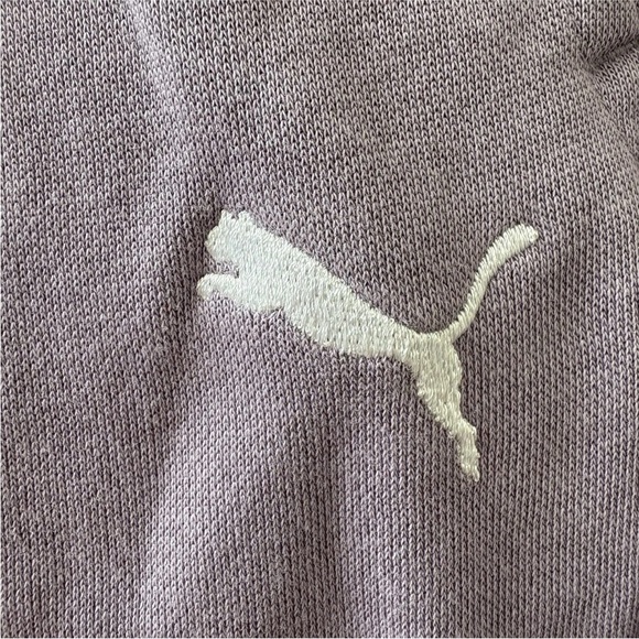 Puma Women's Plush Lounge Pants Drawstring Waist Purple XXL Relaxed Fit - Picture 7 of 7